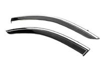 Renault Dokker 2013-2022 Window Deflectors with Chrome Trim Niken Luxury (2 pcs) photo 3