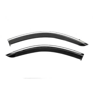 Window Deflectors with Chrome Trim Niken Luxury (2 pcs) photo 2