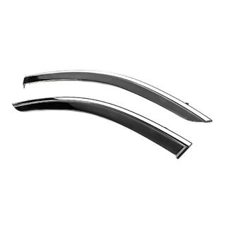 Window Deflectors with Chrome Trim Niken Luxury (2 pcs) photo 3