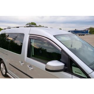 Window Deflectors with Chrome Trim Niken Luxury (2 pcs) photo 1