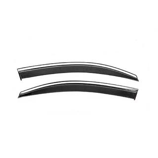 Window Deflectors with Chrome Trim Niken Luxury (2 pcs) photo 2