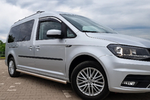 Volkswagen Caddy 2010-2015 Window Deflectors with Chrome Trim Niken Luxury (2 pcs) photo 4