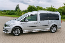 Volkswagen Caddy 2010-2015 Window Deflectors with Chrome Trim Niken Luxury (2 pcs) photo 5