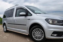 Volkswagen Caddy 2015-2020 Window Deflectors with Chrome Trim Niken Luxury (2 pcs) photo 1