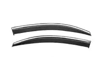 Volkswagen Caddy 2015-2020 Window Deflectors with Chrome Trim Niken Luxury (2 pcs) photo 2