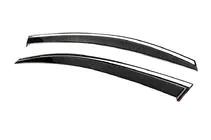 Volkswagen Caddy 2015-2020 Window Deflectors with Chrome Trim Niken Luxury (2 pcs) photo 6