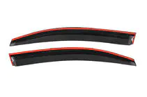 Volkswagen Caddy 2015-2020 Window Deflectors with Chrome Trim Niken Luxury (2 pcs) photo 7