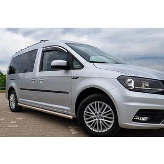 Window Deflectors with Chrome Trim Niken Luxury (2 pcs) photo 1