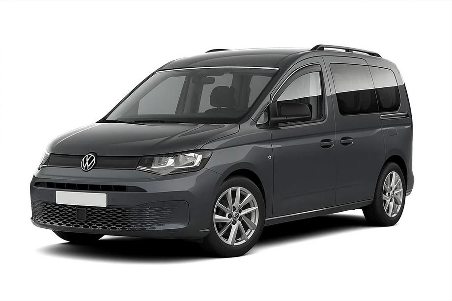 Volkswagen Caddy 2020- Window Deflectors with Chrome Trim Niken Luxury (2 pcs) Image