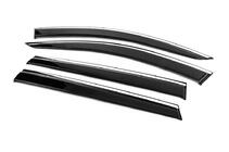 Audi Q7 2015–2026 Window Deflectors with Chrome Trim Niken Luxury (4 pcs) photo 2