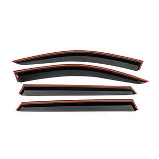 Window Deflectors with Chrome Trim Niken Luxury (4 pcs) Audi Q7 2015–2026 photo 3