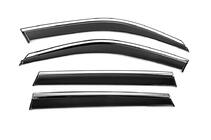 BMW X5 F15 2013-2018 Window Deflectors with Chrome Trim Niken Luxury (4 pcs) photo 1