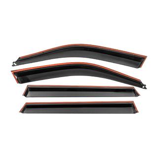 Window Deflectors with Chrome Trim Niken Luxury (4 pcs) photo 3