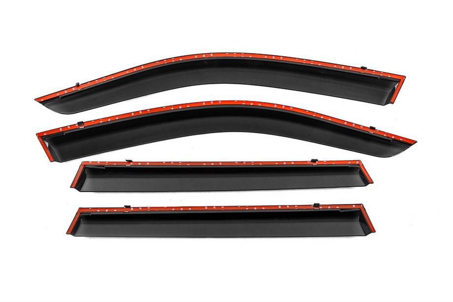 BMW X3 F25 2011-2018 Window Deflectors with Chrome Trim Niken Luxury (4 pcs) Photo 3