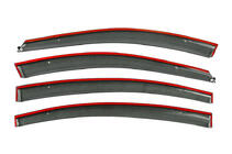 Chevrolet Cruze 2009–2015 Window Deflectors with Chrome Trim Niken Luxury (SD, 4 pcs) photo 3