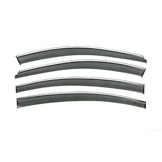 Window Deflectors with Chrome Trim Niken Luxury (SD, 4 pcs) Chevrolet Cruze 2009–2015 photo 1