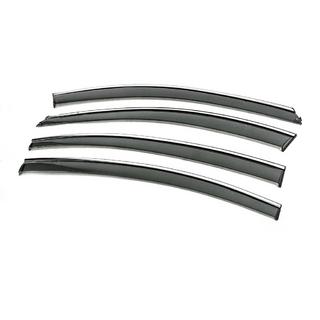 Window Deflectors with Chrome Trim Niken Luxury (SD, 4 pcs) Chevrolet Cruze 2009–2015 photo 2