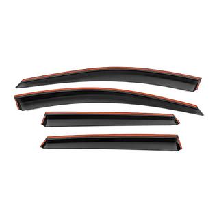 Window Deflectors with Chrome Trim Niken Luxury (4 pcs) Chevrolet Captiva 2006-2019 photo 3