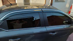 Citroen C-Elysee 2013-2022 Window Deflectors with Chrome Trim Niken Luxury (4 pcs) photo 3
