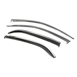 Window Deflectors with Chrome Trim Niken Luxury (4 pcs) photo 2