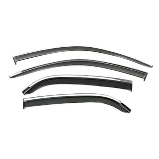 Window Deflectors with Chrome Trim Niken Luxury (4 pcs) photo 2