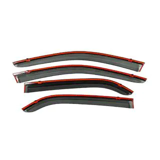 Window Deflectors with Chrome Trim Niken Luxury (4 pcs) photo 4