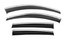 Ford Kuga/Escape 2013-2019 Window Deflectors with Chrome Trim Niken Luxury (4 pcs) photo 2