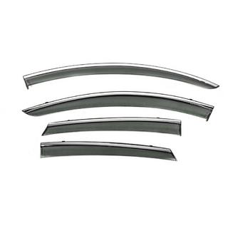 Window Deflectors with Chrome Trim Niken Luxury (SD, 4 pcs) photo 1