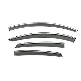 Window Deflectors with Chrome Trim Niken Luxury (SD, 4 pcs)