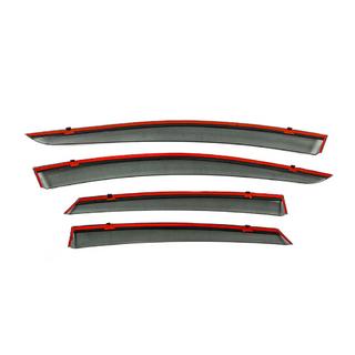 Window Deflectors with Chrome Trim Niken Luxury (SD, 4 pcs) Ford Fusion 2012-2020 photo 3