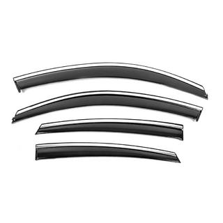 Window Deflectors with Chrome Trim Niken Luxury (4 pcs) photo 1