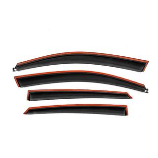 Window Deflectors with Chrome Trim Niken Luxury (4 pcs) photo 3