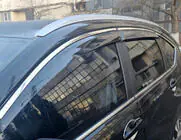 Honda CRV 2012-2016 Window Deflectors with Chrome Trim Niken Luxury (4 pcs) photo 2