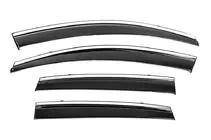 Honda CRV 2012-2016 Window Deflectors with Chrome Trim Niken Luxury (4 pcs) photo 3