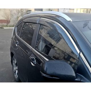 Window Deflectors with Chrome Trim Niken Luxury (4 pcs)