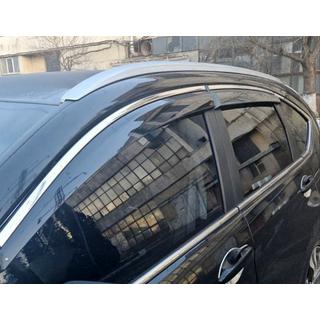 Window Deflectors with Chrome Trim Niken Luxury (4 pcs) photo 2