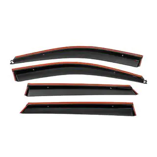 Window Deflectors with Chrome Trim Niken Luxury (4 pcs) photo 3