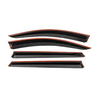 Window Deflectors with Chrome Trim Niken Luxury (4 pcs) photo 3