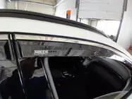 Hyundai Tucson NX4 2021- Window Deflectors with Chrome Trim Niken Luxury (4 pcs) photo 3