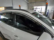 Hyundai Tucson NX4 2021- Window Deflectors with Chrome Trim Niken Luxury (4 pcs) photo 1
