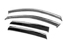 Hyundai Tucson NX4 2021- Window Deflectors with Chrome Trim Niken Luxury (4 pcs) photo 7