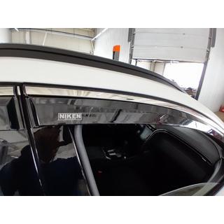 Window Deflectors with Chrome Trim Niken Luxury (4 pcs) Hyundai Tucson NX4 2021- photo 3