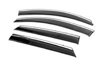 Hyundai Tucson TL 2016-2021 Window Deflectors with Chrome Trim Niken Luxury (4 pcs) photo 4