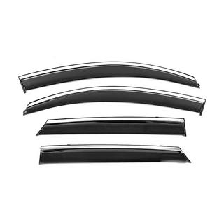 Window Deflectors with Chrome Trim Niken Luxury (4 pcs) Hyundai Tucson TL 2016-2021 photo 2