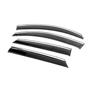 Window Deflectors with Chrome Trim Niken Luxury (4 pcs) Hyundai Tucson TL 2016-2021 photo 4