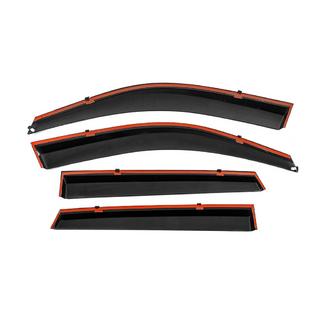 Window Deflectors with Chrome Trim Niken Luxury (4 pcs) Hyundai Tucson JM 2004- photo 3