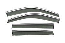 Jeep Compass 2016- Window Deflectors with Chrome Trim Niken Luxury (4 pcs) photo 1