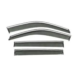 Window Deflectors with Chrome Trim Niken Luxury (4 pcs) photo 1