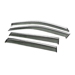 Window Deflectors with Chrome Trim Niken Luxury (4 pcs) photo 2