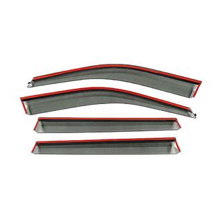 Window Deflectors with Chrome Trim Niken Luxury (4 pcs) photo 3